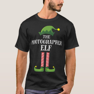 Fotograf Elf Matching Familiengruppe Weihnachten T-Shirt