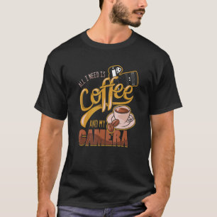 Fotograf Fotograf Coffee Camer T-Shirt
