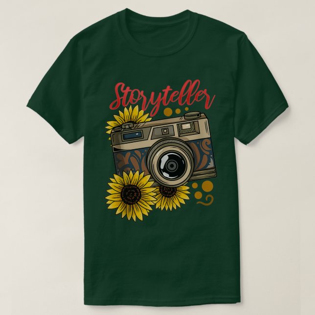 Fotograf Fotografie Geschichtenerzähler Geschenk T-Shirt (Design vorne)