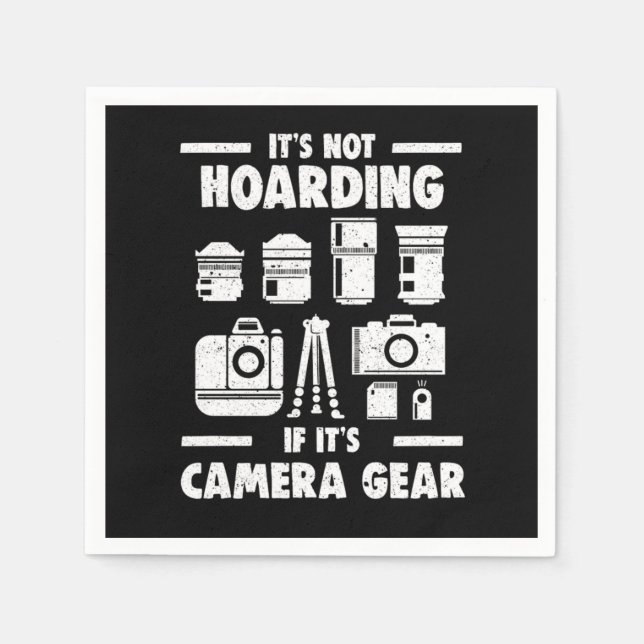 Fotograf Fotografie Serviette (Vorderseite)