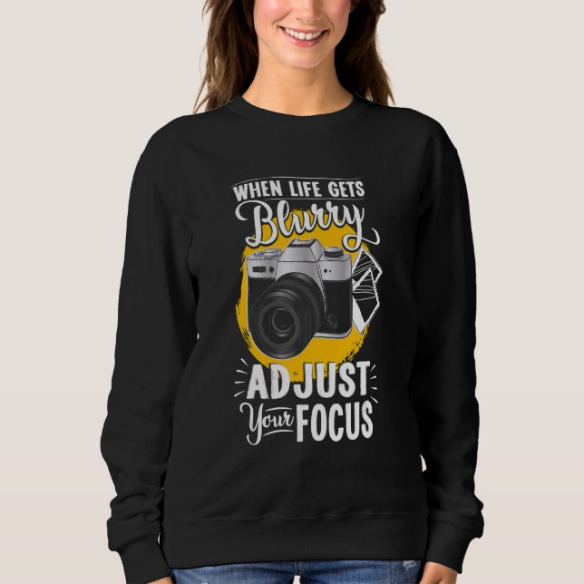 Fotograf Fotografie Sweatshirt (Vorderseite)
