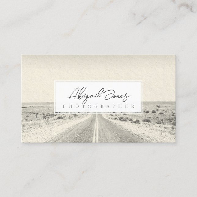 Fotograf Fotografy Graphic Designer Media Terminkarte (Vorderseite)