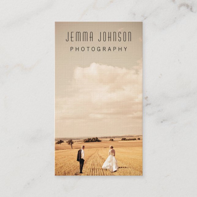 Fotograf Fotovorlage Marketing Visitenkarte (Vorderseite)