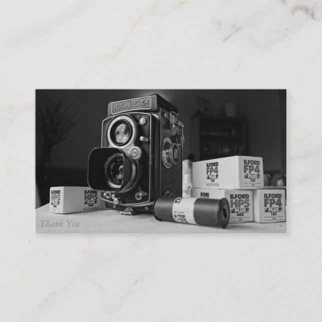 Fotograf-Geschäfts-Karte Visitenkarte (Vorderseite)