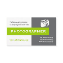 Fotograf grau, weiß, grün, sehenswert