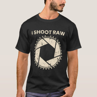 Fotograf Ich fotografiere Roh-Kameraverkleidung T-Shirt