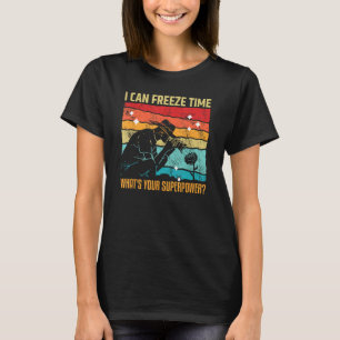 Fotograf Ich kann Time Videographer einstellen T-Shirt
