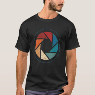 Fotograf Lens Fotografen Retro-Kamera Foto T-Shirt