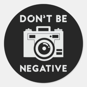 Fotograf Lens Fotokamera Funny Gift Runder Aufkleber