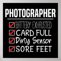 Fotograf Life - Funny Fotografy Checklist