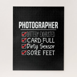 Fotograf Life - Funny Fotografy Checklist Puzzle