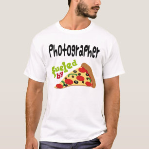 Fotograf-(lustiges) Pizza-T-Shirt T-Shirt