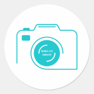 Fotograf Merch   Born to Shoot Aufkleber