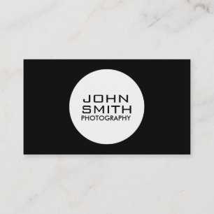 Fotograf Moderne Berufliche Schlichte Einfache Visitenkarte