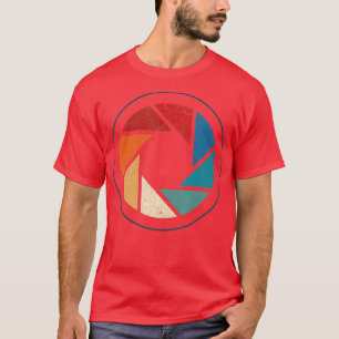 Fotograf Objektiv Fotografen Retro-Kamera Foto T-Shirt