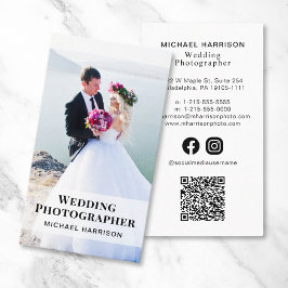 Fotograf QR Code Foto Social Media Visitenkarte