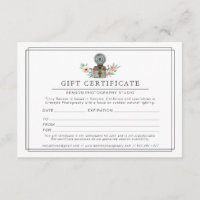 Fotograf-Retro-Kamera-Logo | Geschenkgutschein