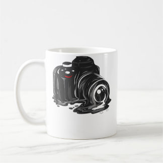 Fotograf Schmelzende Kamera Fotografie Kaffeetasse