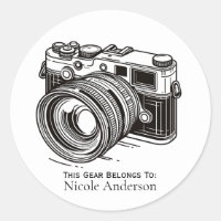 Fotograf Schwarze DSLR-Kamera
