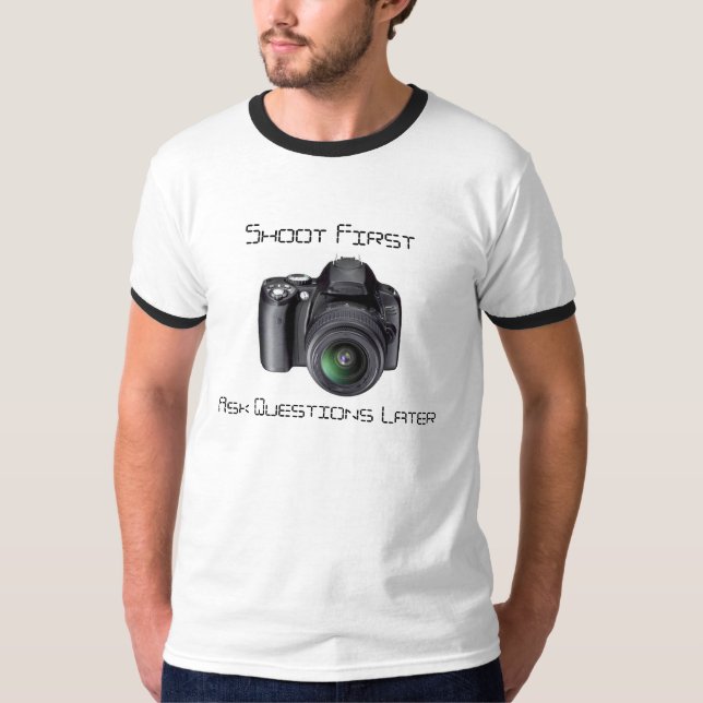 Fotograf-Shirt T-Shirt (Vorderseite)