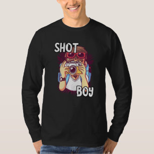 Fotograf Shot Boy Foto Kamerasymbol Fotografie T-Shirt