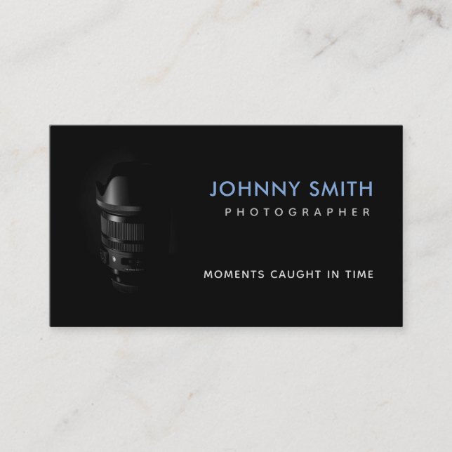 Fotograf Slogans Visitenkarten Visitenkarte (Vorderseite)