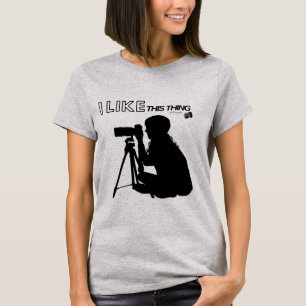 Fotograf T - Shirt i like photography , geschenke