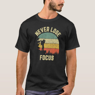 Fotograf verliert Fokusfotografie nie T-Shirt