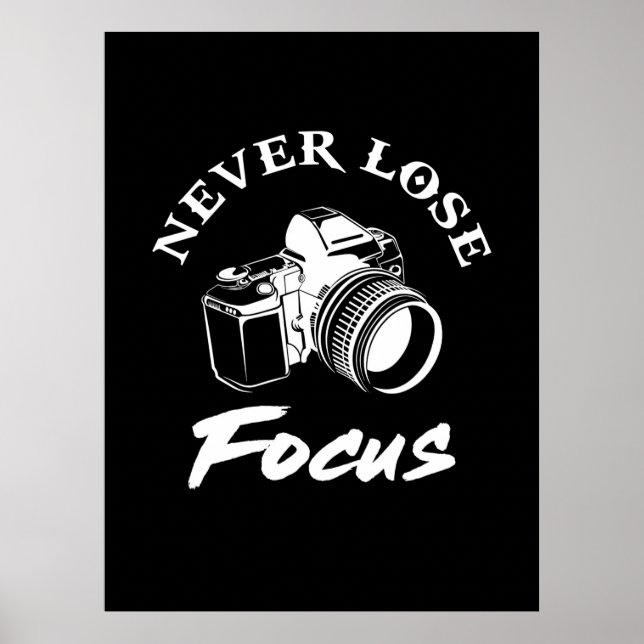 Fotograf verliert nie den Fokus Poster (Vorne)