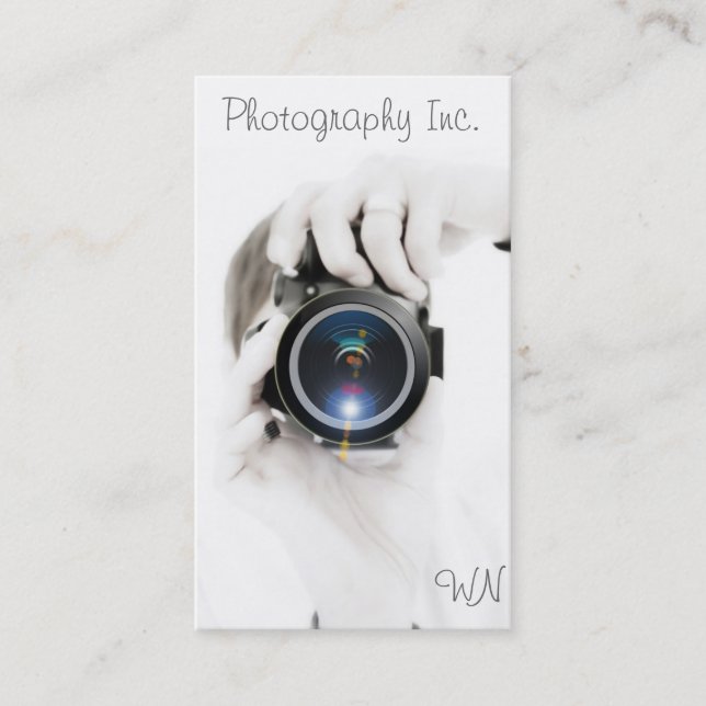 Fotograf Visitenkarte (Vorderseite)