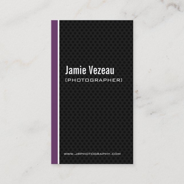 Fotograf-Visitenkarten Visitenkarte (Vorderseite)