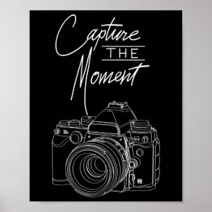 Fotograf von Capture Moment Kamera Poster