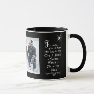 Fotograf Weihnachts Bibel Verse Luke 2:11 Tasse