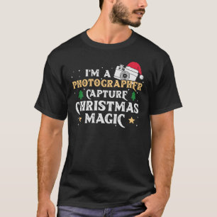 Fotograf Weihnachtsmagie T-Shirt