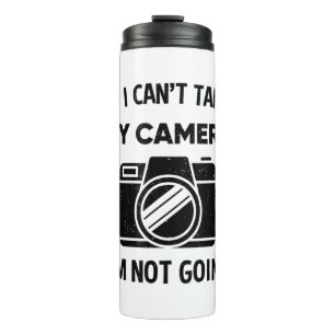 Fotograf, wenn ich meine Kamera nicht nehmen kann, Thermosbecher