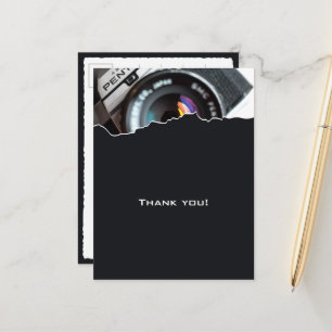 Fotografen Studio Werbe Dankeschön Postkarte