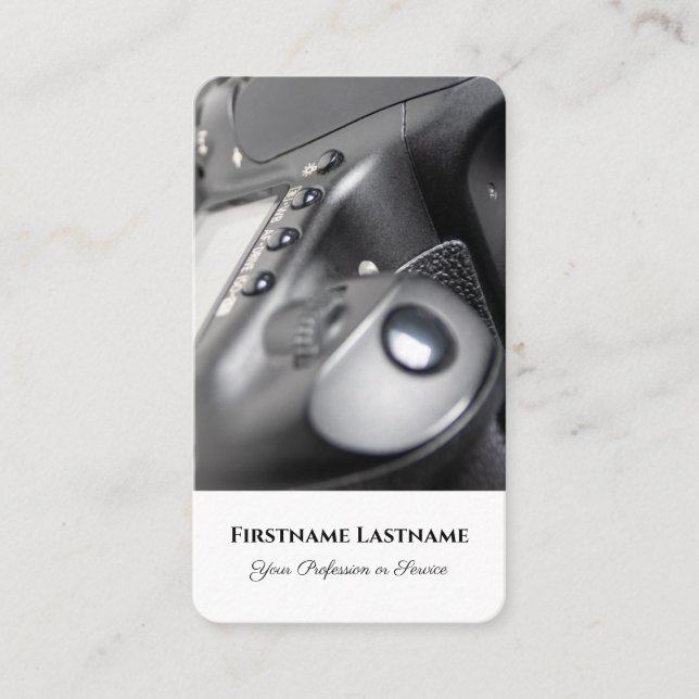 Fotografen Videographen DSLR-Kameraobjektive Visitenkarte (Vorderseite)