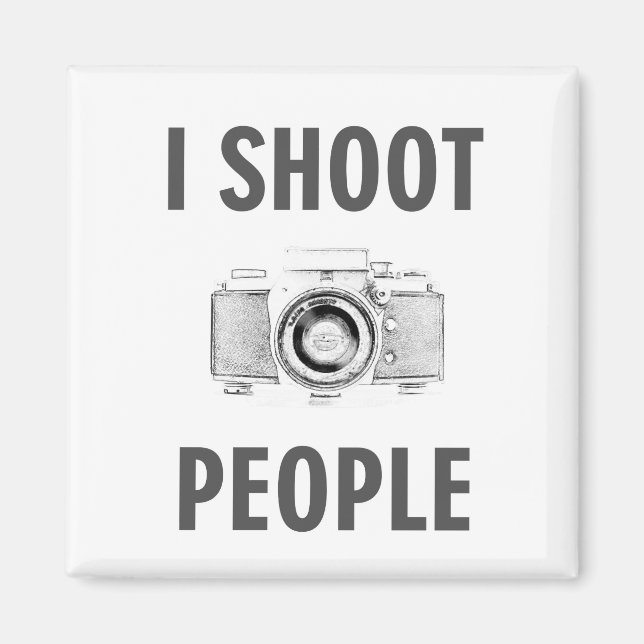 Fotografen von lustigen Foto-Fotografen Magnet (Vorne)