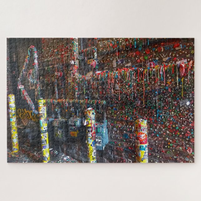 Fotografie der berüchtigten Mauer von Seattle Puzzle (Horizontal)