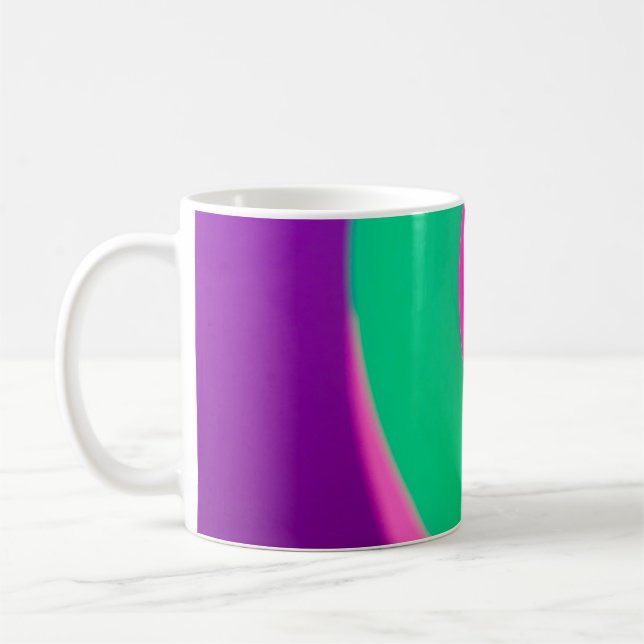 Fotografie der optischen Täuschung Kaffeetasse (Links)
