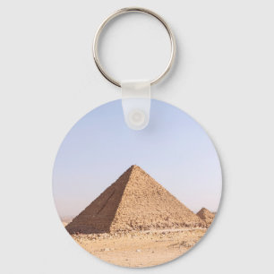Fotografie der Pyramiden von Giza Schlüsselanhänger