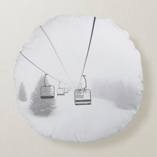 FOTOGRAFIE DES KABELAUTOS RUNDES KISSEN