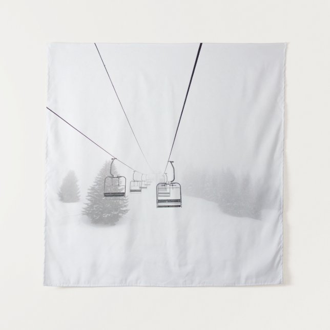 FOTOGRAFIE DES KABELAUTOS WANDTEPPICH (Vorderseite)