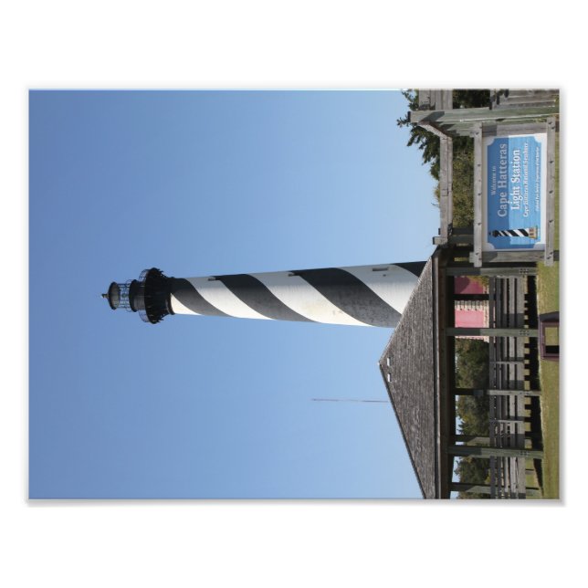 Fotografie des Leuchtturms von Cape Hatteras (Vorne)