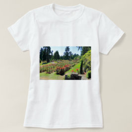 Fotografie des Rosen-Gartens, Portland, Oregon T-Shirt