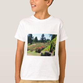 Fotografie des Rosen-Gartens, Portland, Oregon T-Shirt
