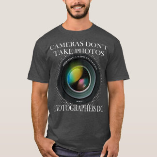 Fotografie Fotograf Camera Lens T-Shirt