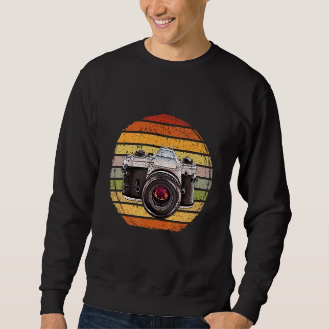 Fotografie Fotograf Retro Vintag Sweatshirt (Vorderseite)