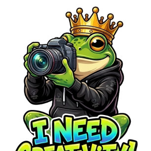 Fotografie Froschkönig - Ich brauche Kreativität T-Shirt