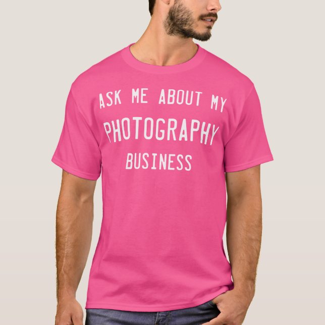 Fotografie-Geschäft T-Shirt (Vorderseite)